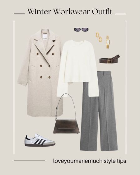 Classy but cozy business casual winter workwear outfit for the office 🫶🏼🤍❄️

#LTKSeasonal #LTKstyletip #LTKworkwear
