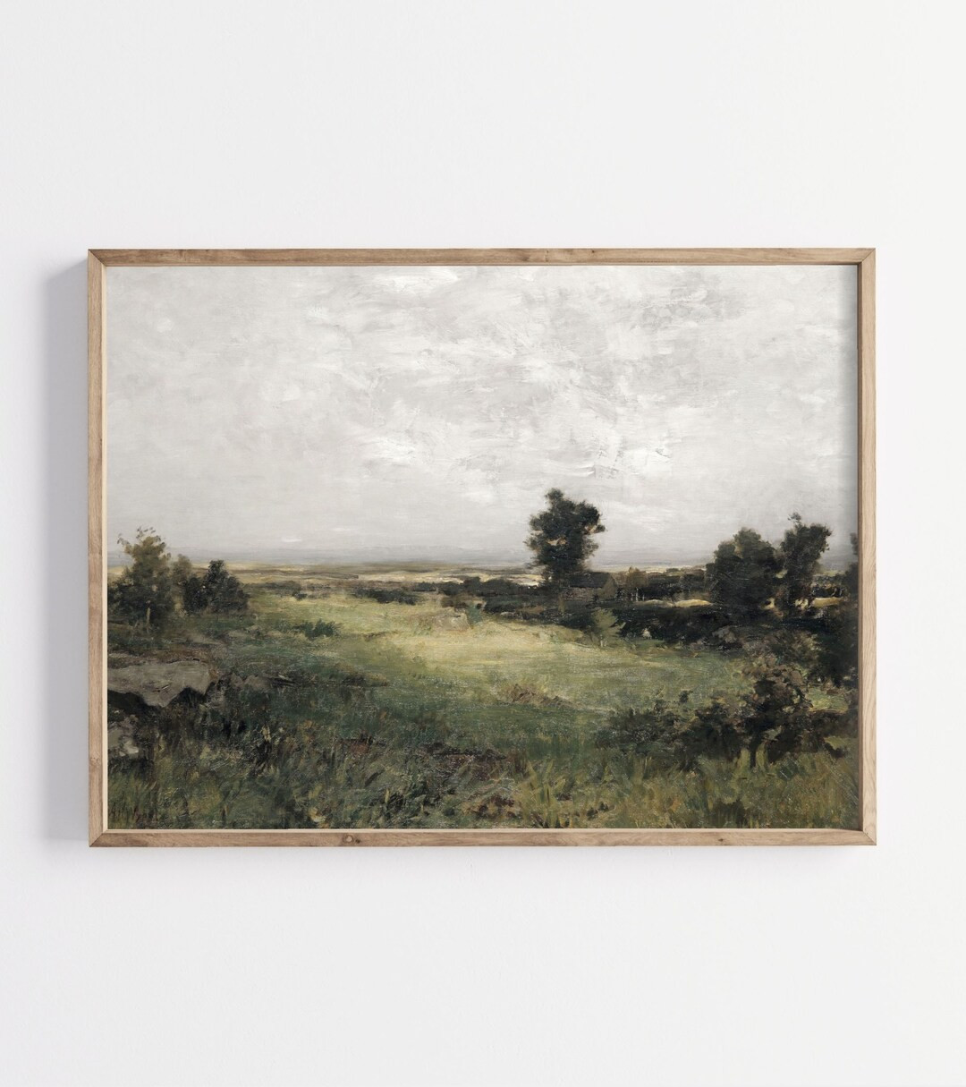 Vintage Landscape Painting Countryside Landscape Print - Etsy | Etsy (US)