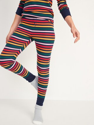 Matching Printed Thermal-Knit Pajama Leggings for Women | Old Navy (US)