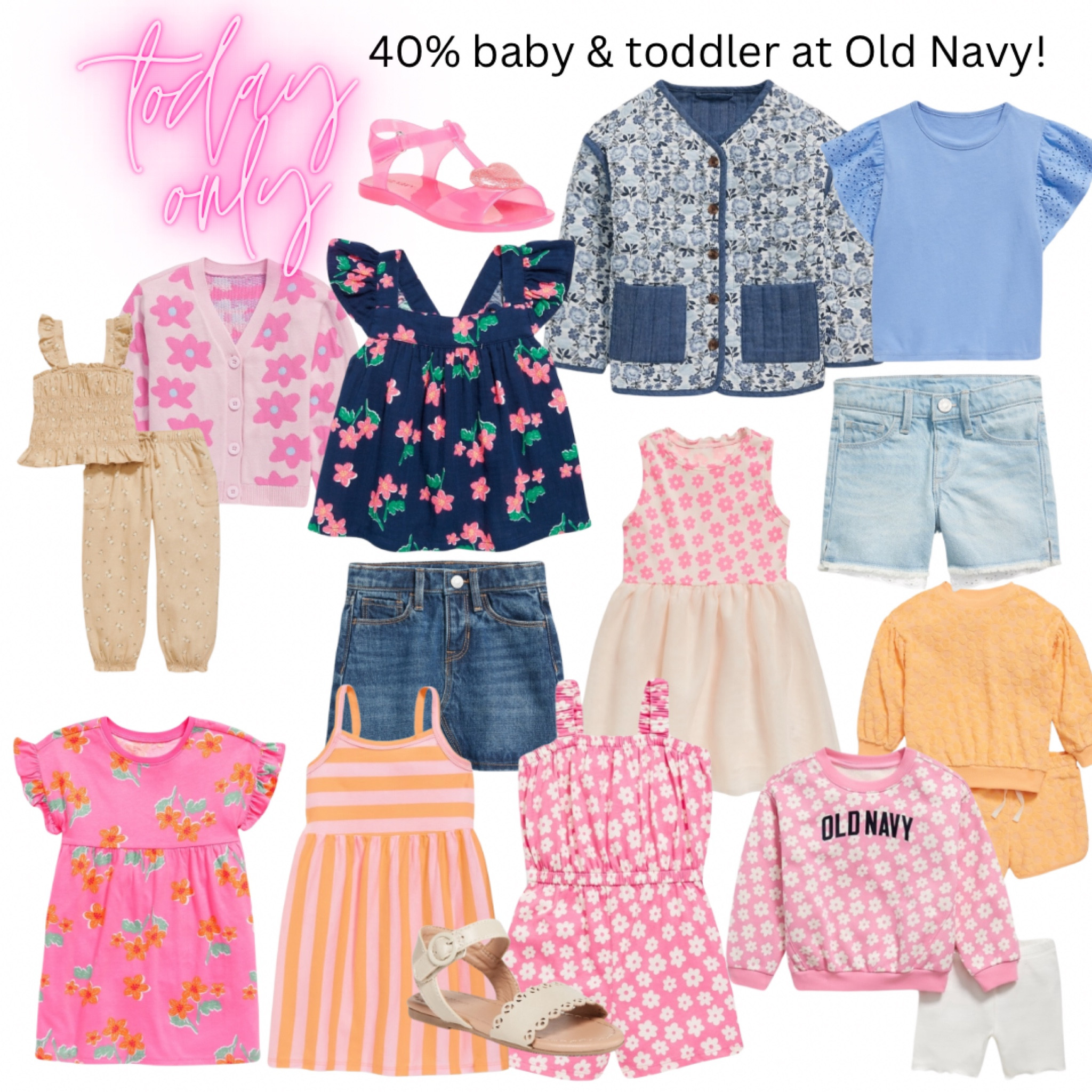 40% off baby & toddler @ Old Navy! 
Here’s my favorite toddler girl finds!

Soooo many cute spring options! ☀️

#LTKkids #LTKsalealert #LTKSpringSale