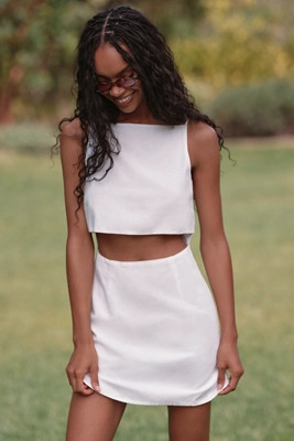 LSPACE Racquel Cutout Mini Dress | Anthropologie (US)