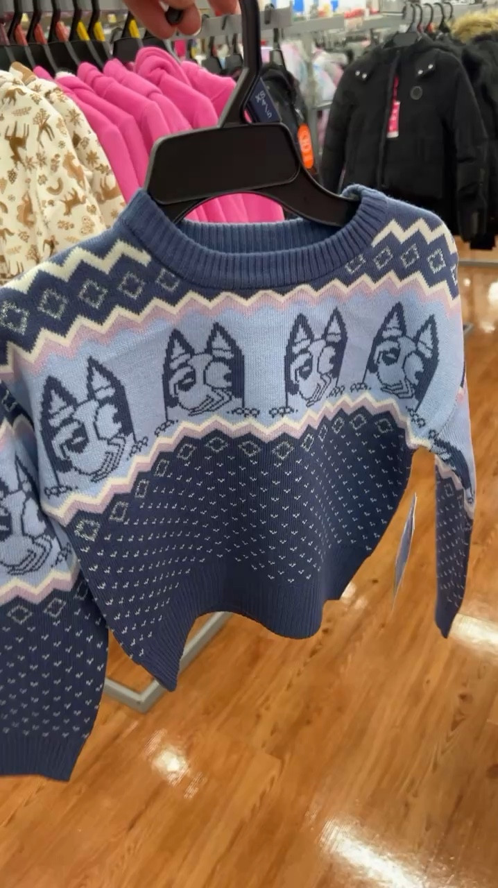 Walmart girls sweaters, Bluey, Hello Kitty, Disney Mickey, Barbie and more, holiday Christmas styles. #walmartholiday 

#LTKHoliday #LTKKids #LTKGiftGuide