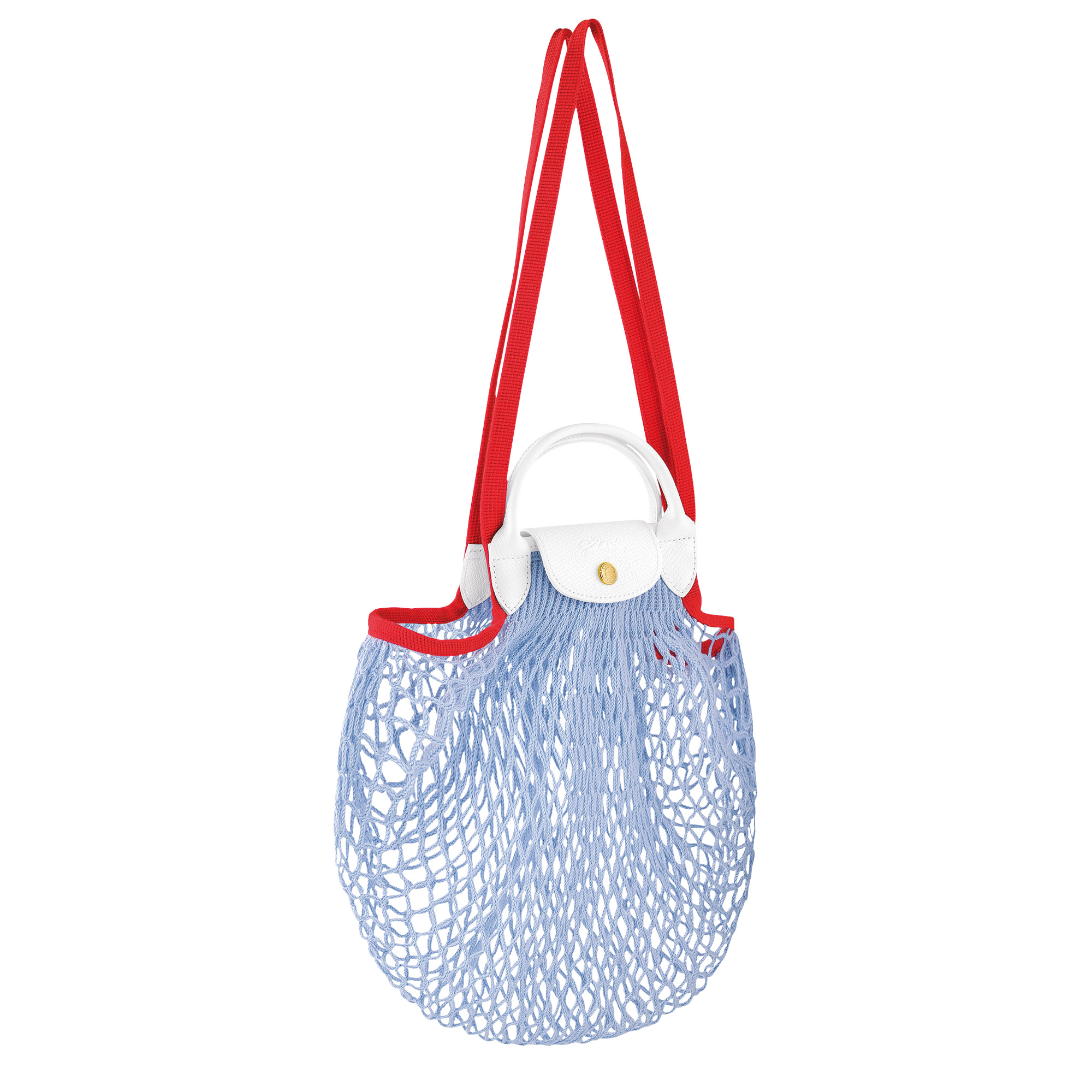 Le Pliage Filet L Mesh bag Sky Blue - Canvas (10121HDD028) | Longchamp US | Longchamp