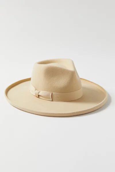 Myra Wide Brim Felt Fedora | Urban Outfitters (US and RoW)