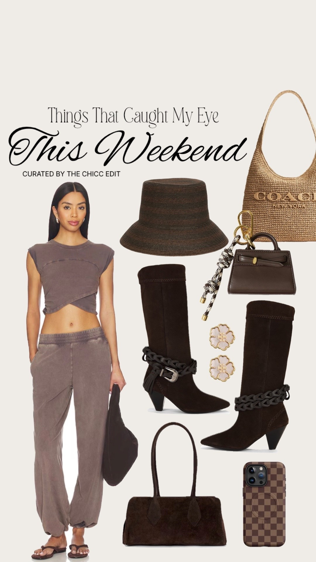 Things that caught my eye this weekend 🤎

#outfit #boots #bag #dupe #accessories earrings hat coach phone case free people coat boots cardigan tank sneakers vest coat sunglasses turtleneck sweatshirt tee 

#LTKshoecrush #LTKstyletip #LTKitbag