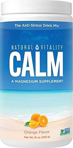 Natural Vitality Calm #1 Selling Magnesium Citrate Supplement, Anti-Stress Magnesium Supplement D... | Amazon (US)