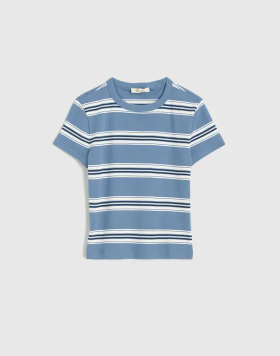 The '90s Cropped Tee in Compact Cotton | Madewell