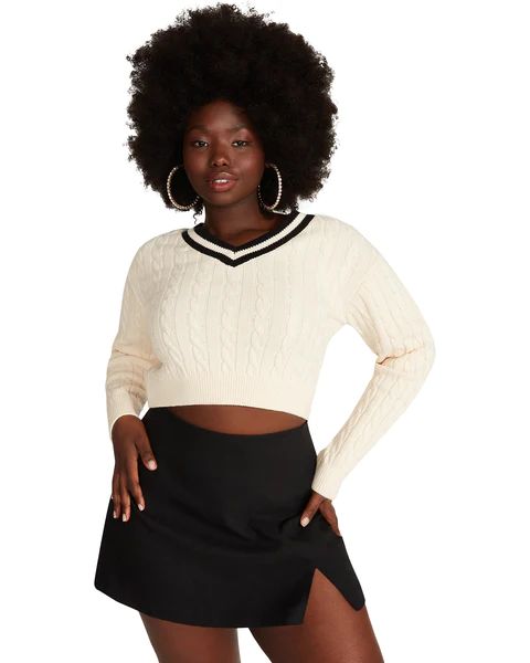 AMIKA SWEATER BEIGE | Steve Madden (US)