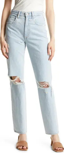 SLVRLAKE London High Waist Straight Leg Jeans | Nordstrom | Nordstrom