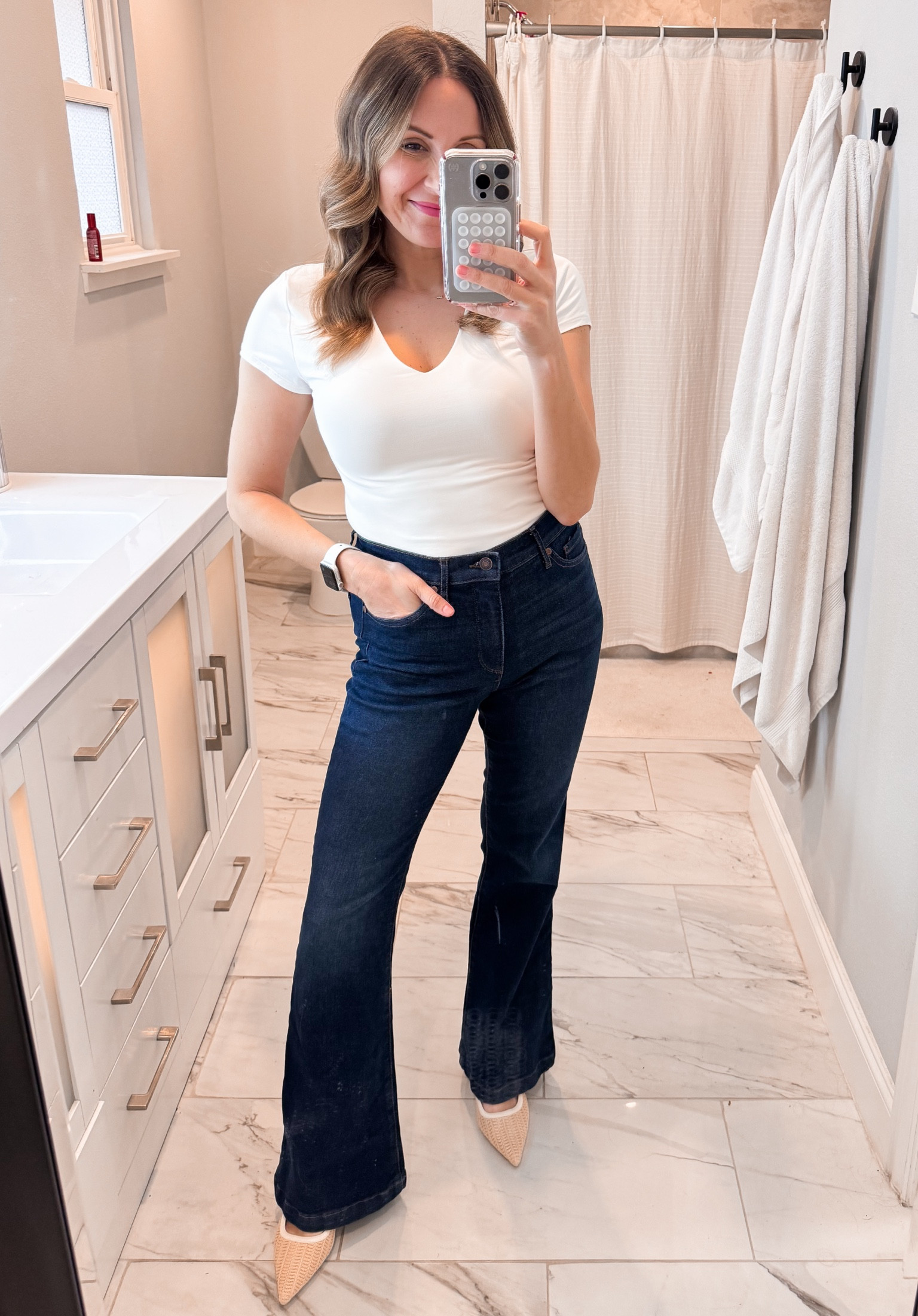 Top - small
Jeans - 4 (go according to size chart)
Shoes - I sized down 1



#LTKShoeCrush #LTKFindsUnder50 #LTKSeasonal