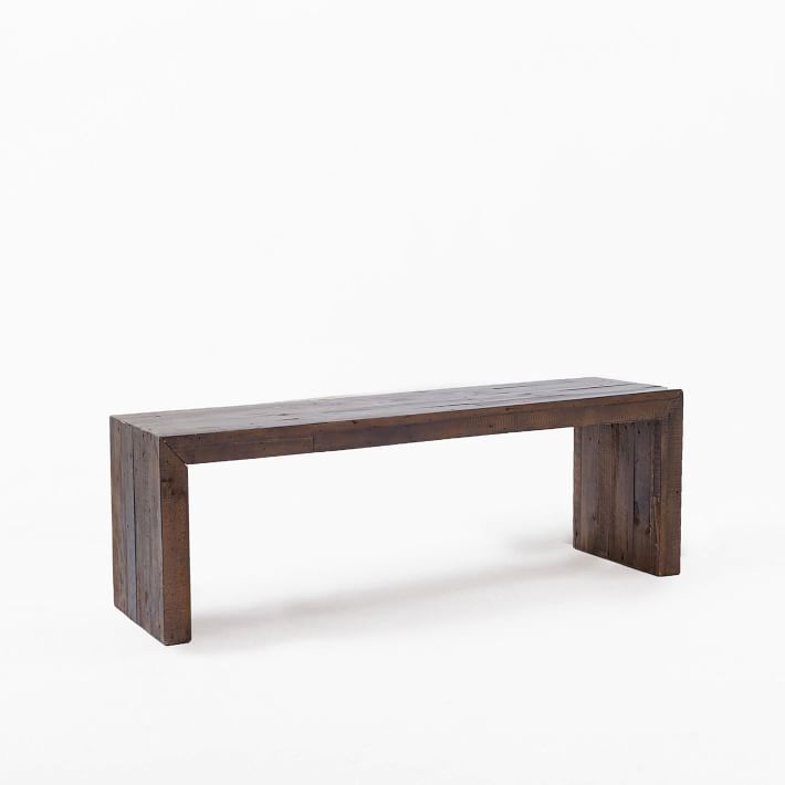 Emmerson® Reclaimed Wood Dining Bench (58"–73") | West Elm (US)