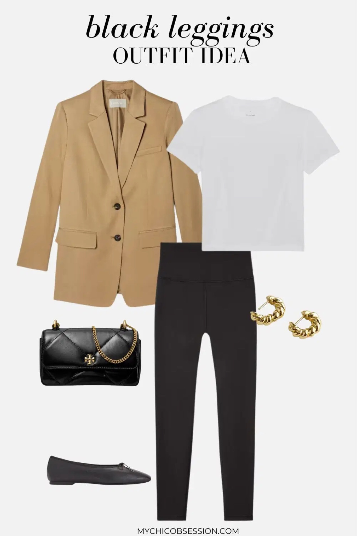 One great way to add style to a pair of black leggings (or any outfit for that matter) is with an oversized blazer. It’s the perfect way to add a touch of chic to your laid-back vibe, effortlessly blending comfort and style.

Pair it over a crisp white tee, because who doesn’t love a classic, clean slate to build an outfit on? Ballet flats add a French girl touch.

#LTKWorkwear #LTKSeasonal #LTKStyleTip
