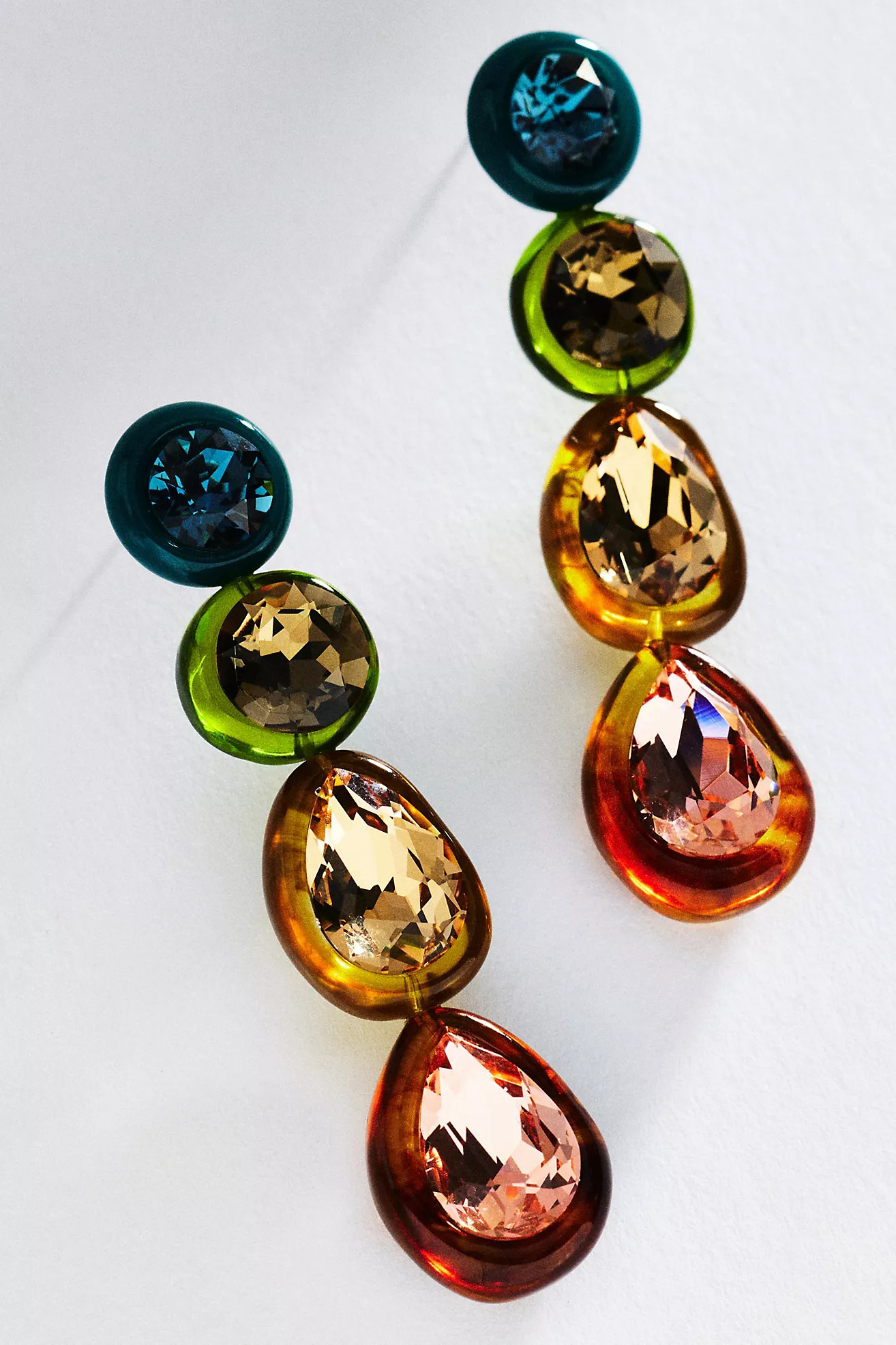 Multicolor Gem Drop Earrings | Anthropologie (US)