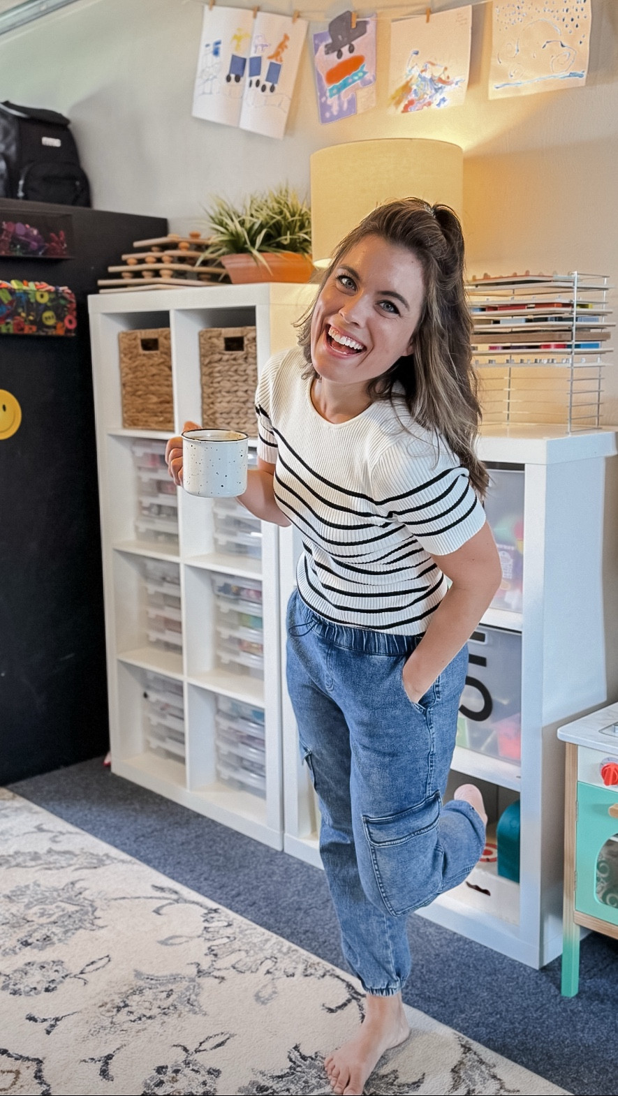 Attached garage ➡️ playroom renovation + organization

All the toys live here so I don’t have to step on Legos all day 😆

How I organize all our small toys and activities while still making them easily accessible 

#LTKHome #LTKFamily #LTKKids
