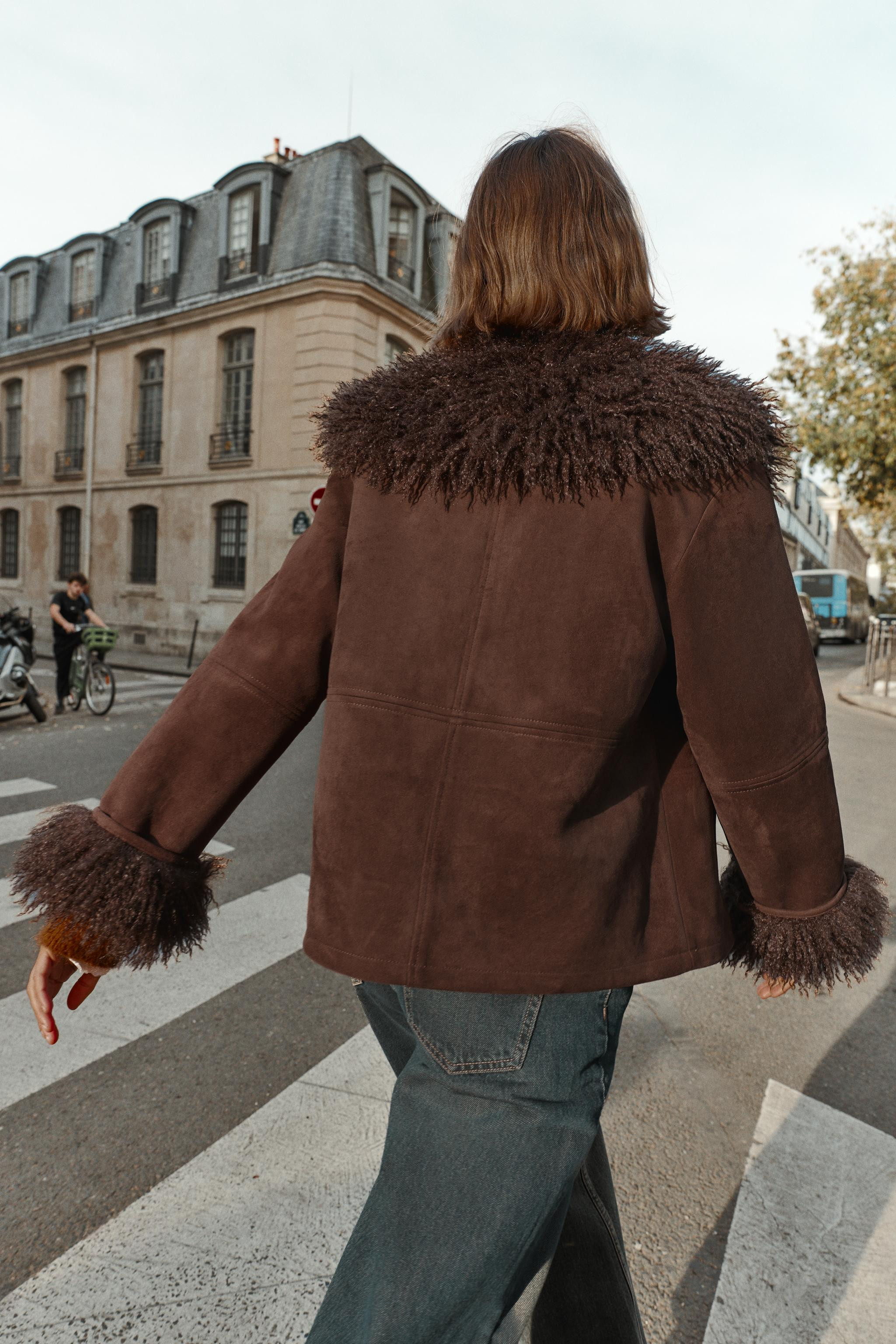 DOUBLE-FACED FAUX FUR JACKET | Zara Canada