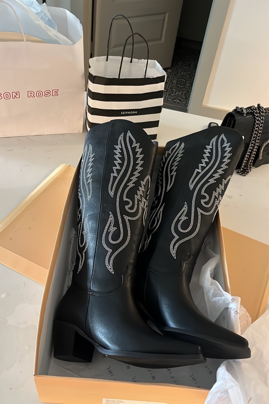 Favorite pair of black cowboys boots 🤩

#LTKstyletip #LTKsalealert #LTKSpringSale