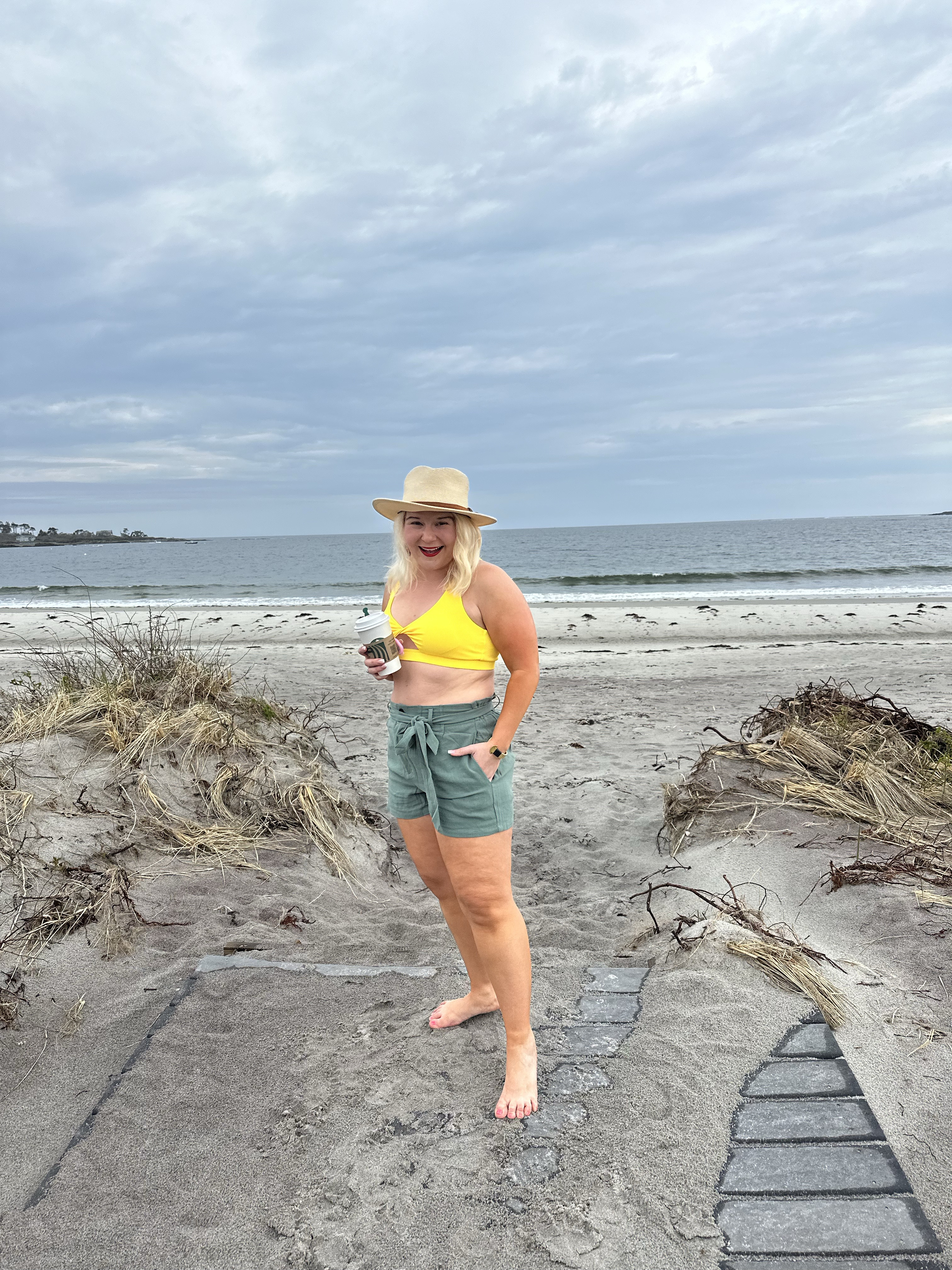 The same bikini but in yellow. It is so flattering while still being super comfortable. 

#LTKPetite #LTKActive #LTKSwim