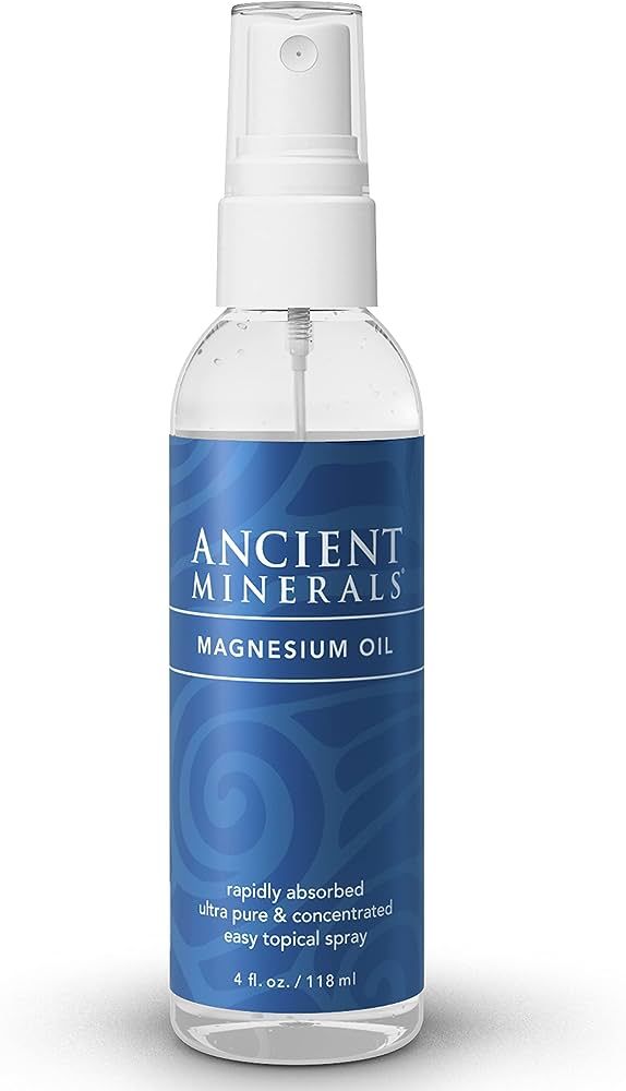 Ancient Minerals Magnesium Oil Spray Bottle, high Concentration Topical Genuine Zechstein Magnesi... | Amazon (US)
