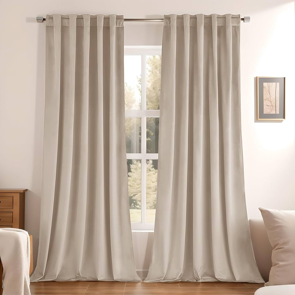 GRALI-DECOR Room Darkening Velvet Curtains, Elegant Home Decor Heat Insulated & Noise Reducing Wi... | Amazon (CA)