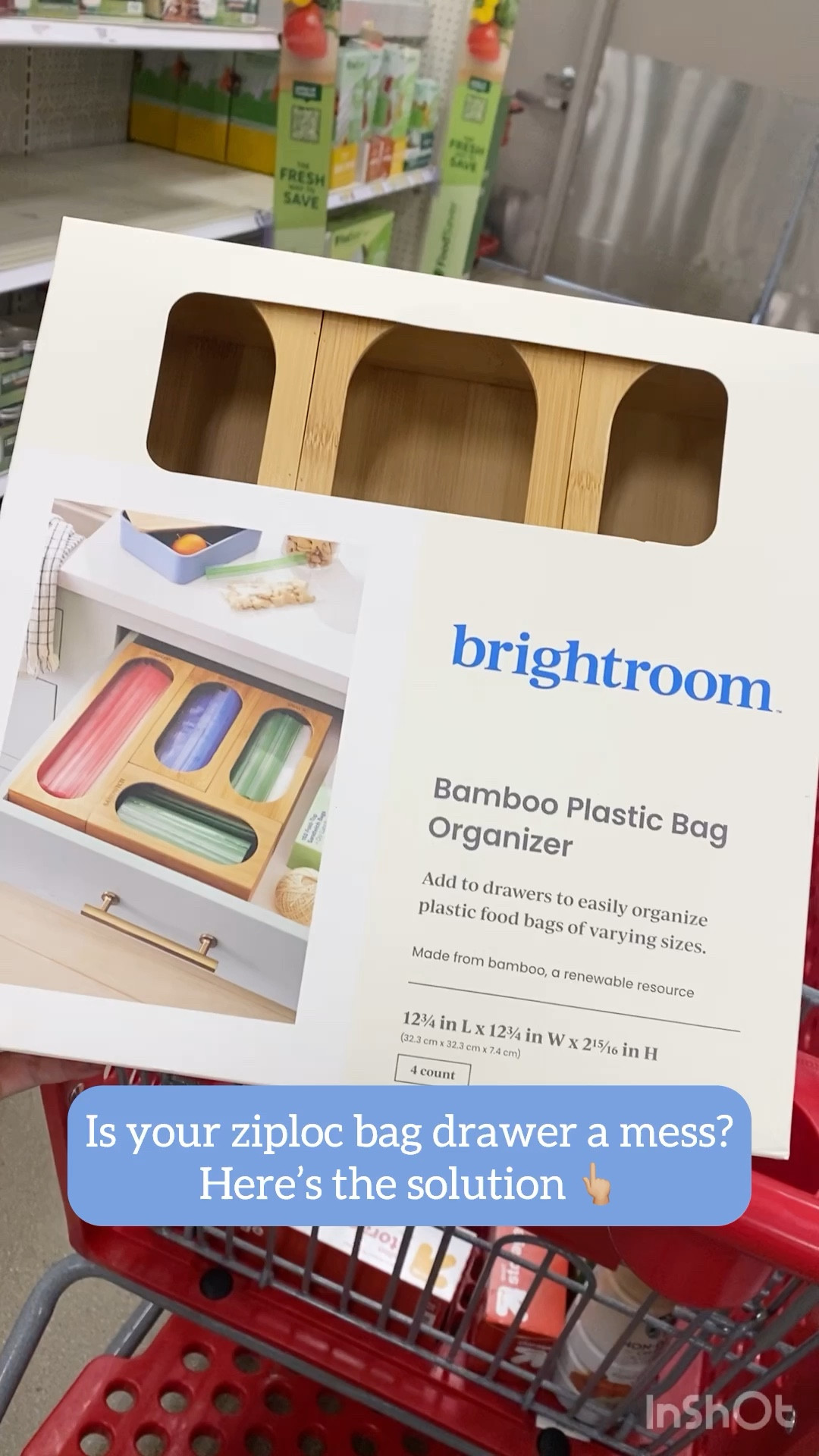 Here’s your sign to reorganize your ziploc bag drawer! I saw these new bamboo organizers from Brightroom and immediately added to cart! It’s super high quality, is made to last and keeps everything so neat and organized! Includes 4 different sizes. & only $20!

Kitchen organizers, Target home, kitchen hacks, life hacks

#LTKfamily #LTKhome #LTKVideo