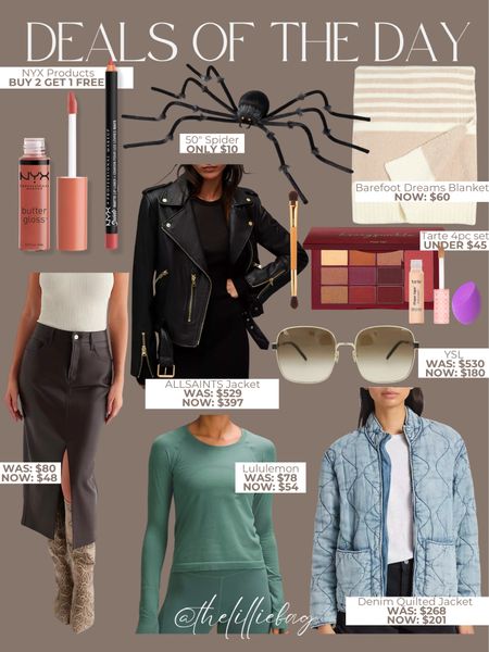 Deals of the day!✨ 

Fall outfit. Designer. Halloween. Beauty sale. 

#LTKfindsunder100 #LTKsalealert #LTKfindsunder50