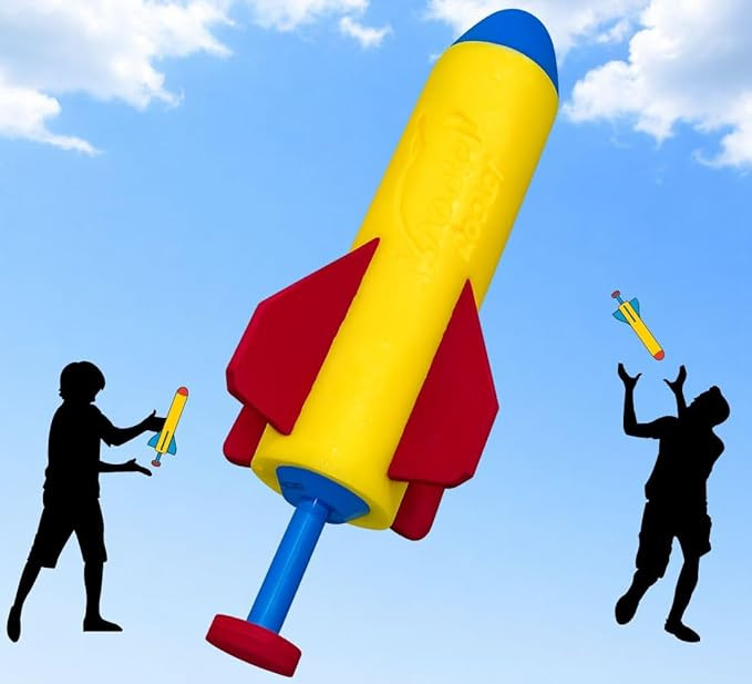 Flying Rocket Toy for Kids, Hand Launch Rocket, STEM Toy for Kids, Outdoor Toys Ages 8 and Up, Ba... | Amazon (US)