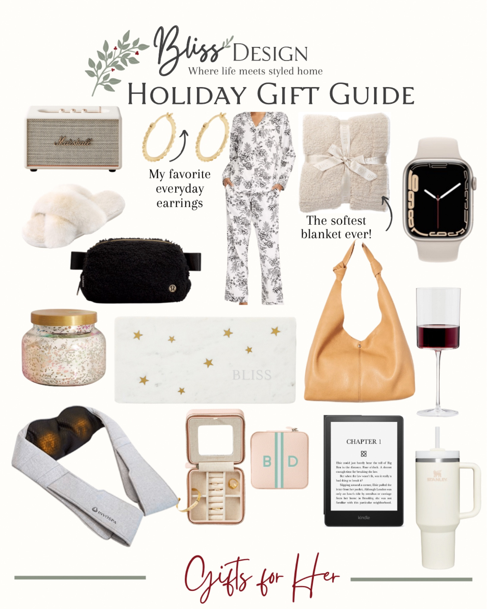 Holiday gift guide for her! 

#LTKstyletip #LTKHoliday #LTKbeauty