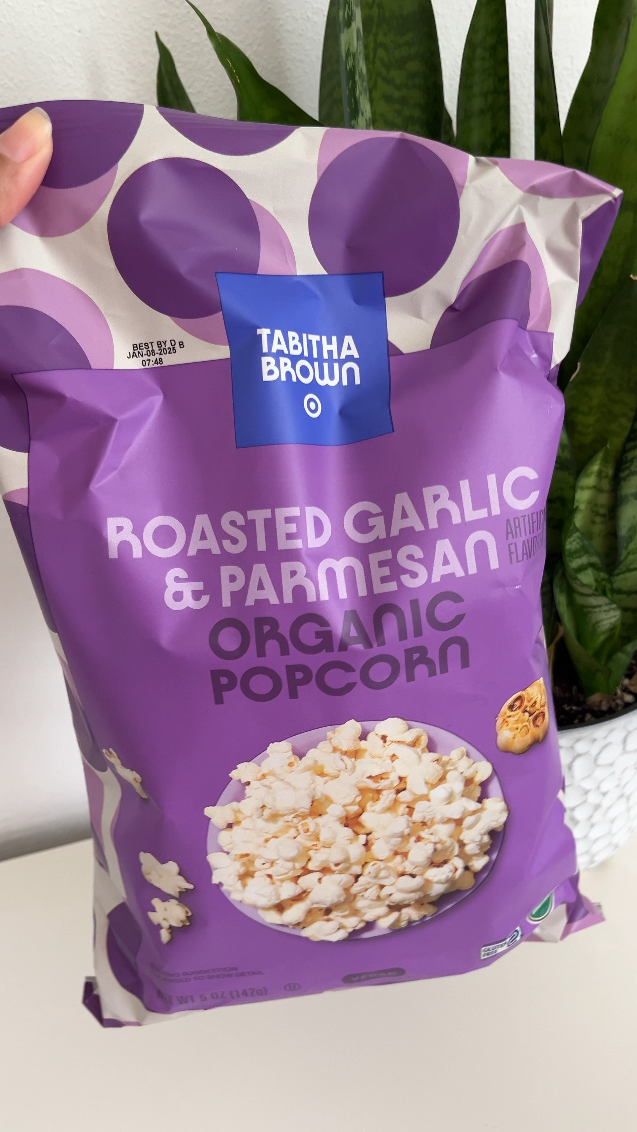 Tabatha Brown, roasted garlic, and Parmesan, organic popcorn Is back and hard to keep in stock in stores. 

Tabitha Brown food, 
Target finds 

#LTKFamily #LTKSeasonal #LTKSummerSales