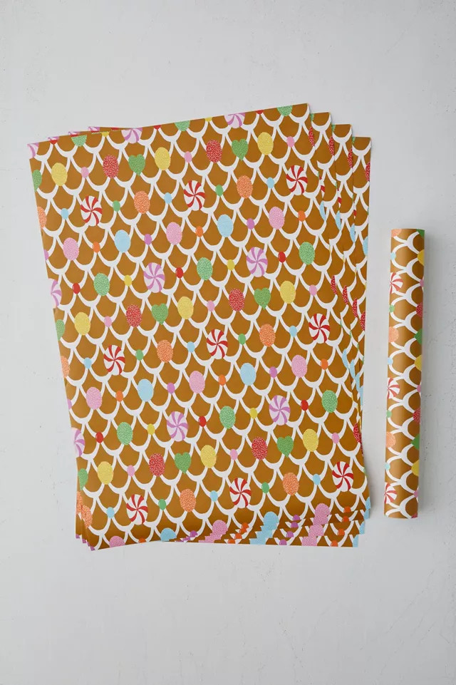 Gingerbread House Roof Wrapping Paper | Urban Outfitters (US and RoW)
