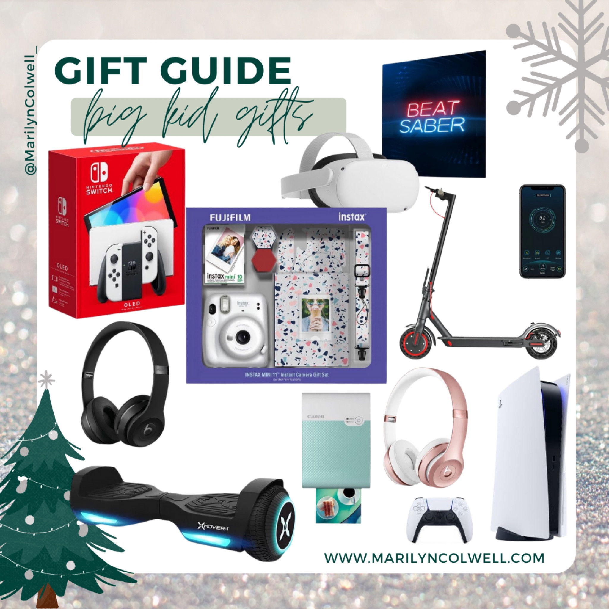 Big kid gifts🎄

Virtual reality Xbox beats Nintendo target deals Amazon Walmart christmas

#LTKGiftGuide #LTKHoliday #LTKCyberweek
