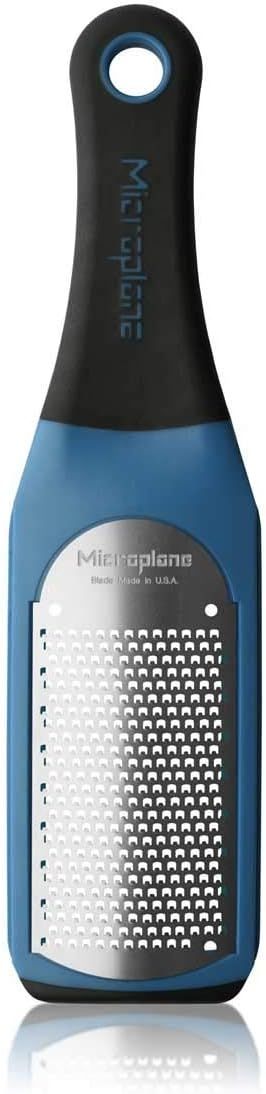 Microplane Artisan Series Handheld Parmesan Cheese Grater (Fine, Blue) | Amazon (US)