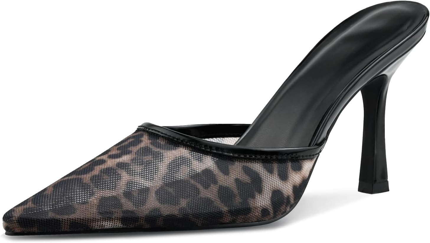 Kitten Heels for Women Pointed Toe Heels Studded Slip On Bow Heels Mules Faux Suede Sandals Kitten Heel Pumps | Amazon (US)