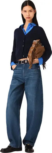 Balloon jeans with martingale | Nordstrom