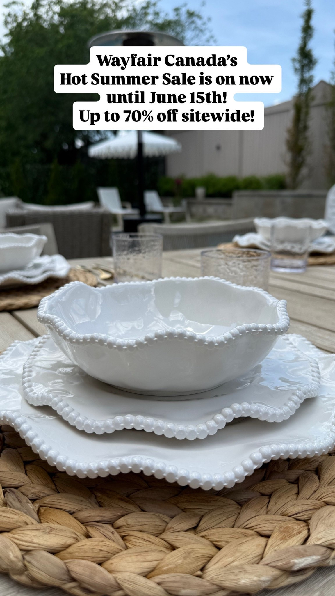 Wayfair Canada’s Hot Summer Sale is here until June 15th!! With up to 70% off sitewide, this is the perfect time to stock up on your summer decorating finds 

@wayfaircanada #wayfaircapartner #wayfaircahome

#LTKcanada #LTKsummer #LTKsale