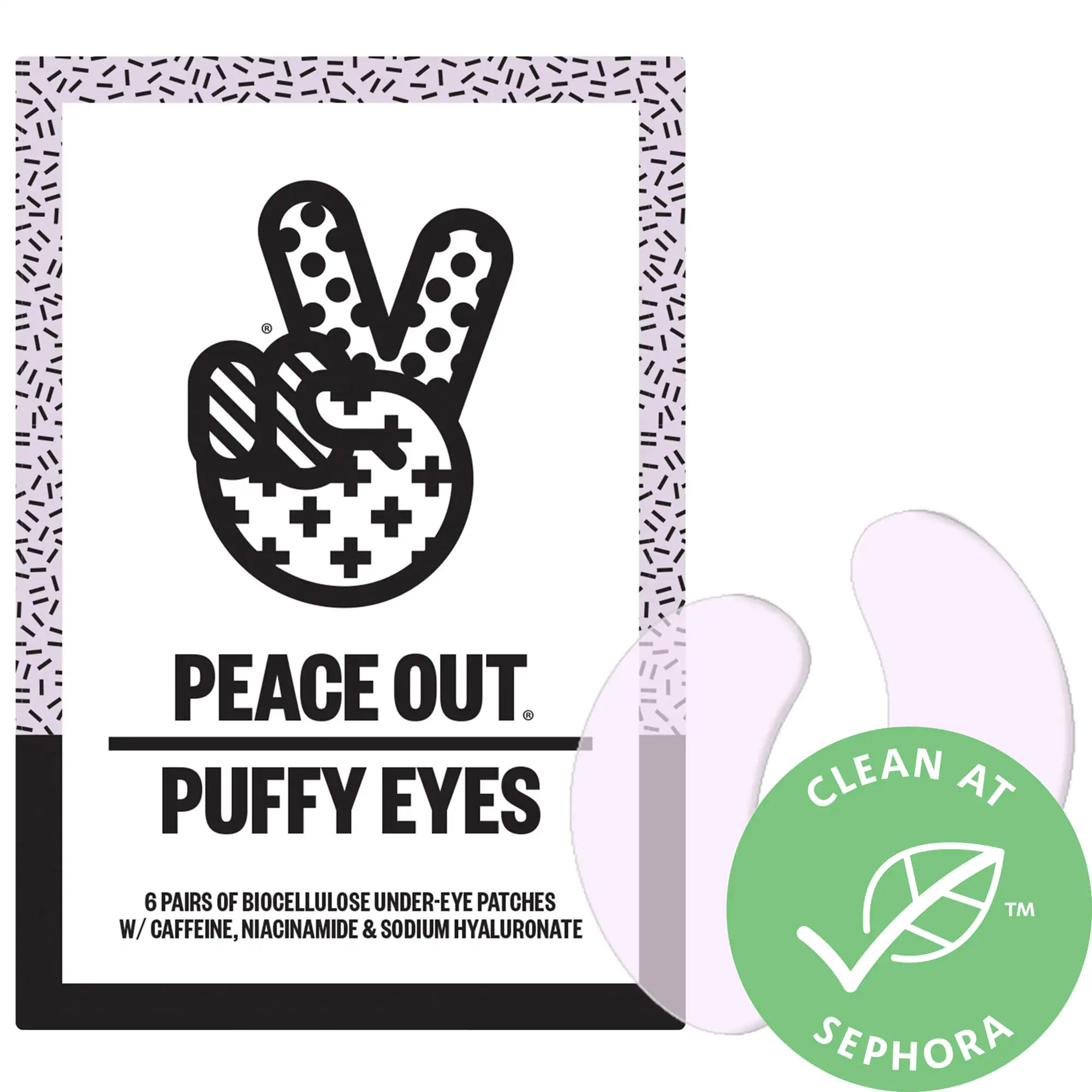 Peace Out Puffy Under-Eye Patches 6x pairs | Sephora (US)