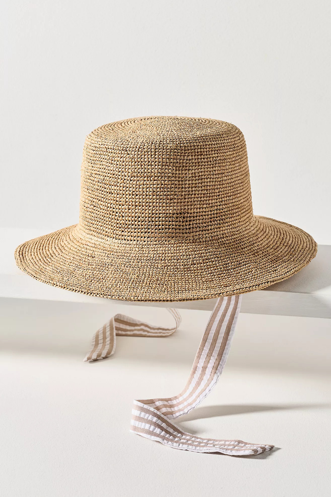 Wyeth Crochet Raffia Bucket Hat | Anthropologie (US)