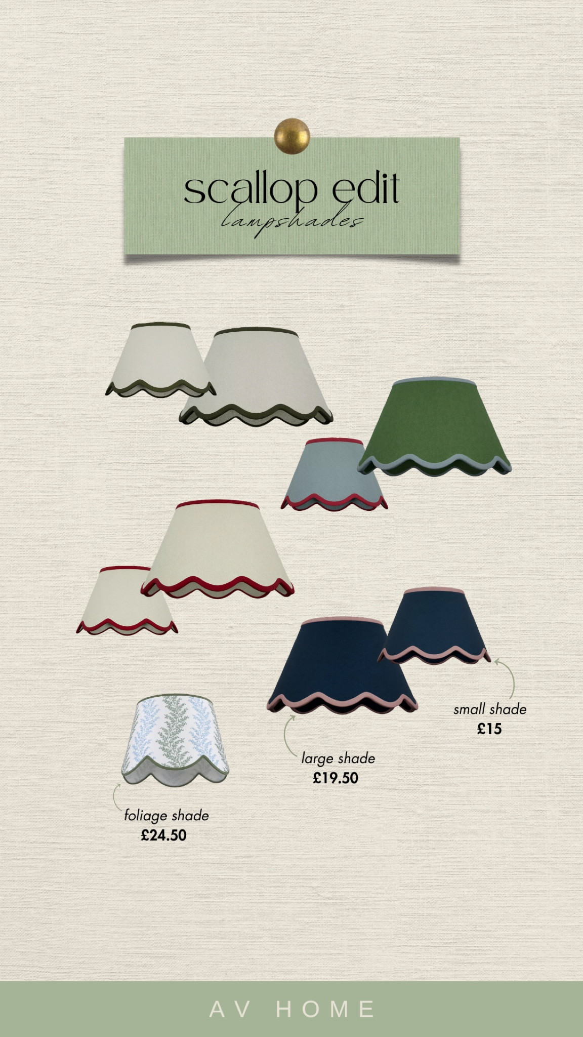 Trimmed scalloped shades

#LTKeurope #LTKhome #LTKuk