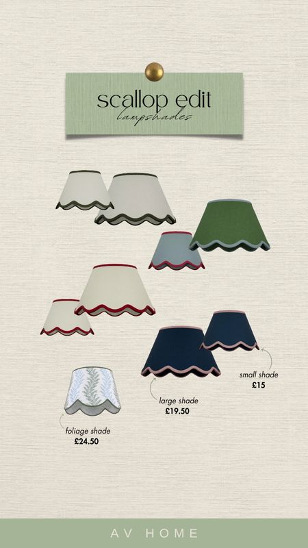 Trimmed scalloped shades

#LTKeurope #LTKhome #LTKuk