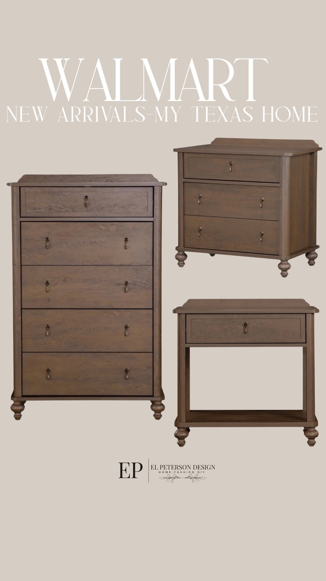 Walmart
New Arrivals-my Texas home
Nighstand
Dresser drawers

#LTKHome