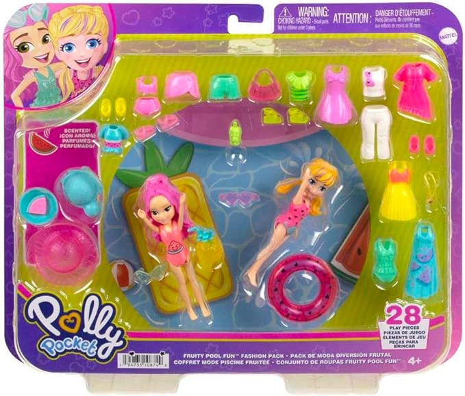 Polly Pocket Conjunto de Brinquedo Pacote de modas Grande | Amazon (BR)