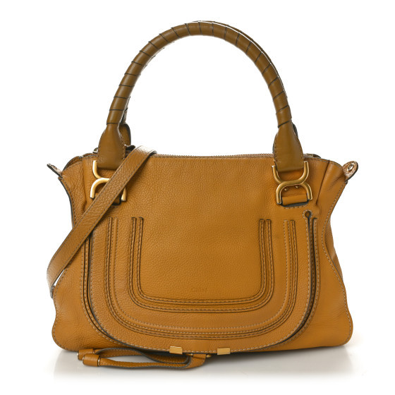 Calfskin Medium Marcie Satchel Sand Shell | FASHIONPHILE (US)