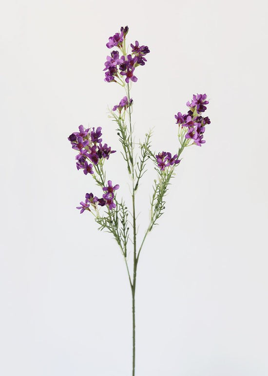Purple Artificial Waxflower Filler Flowers - 27 | Afloral (US)