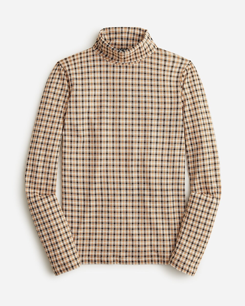 Tissue turtleneck in plaid | J. Crew US