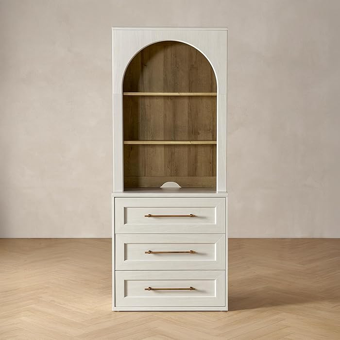 mopio Blake Storage Cabinet with Hutch, Sideboard Buffet Cabinet with Storage, Kitchen Pantry Org... | Amazon (US)