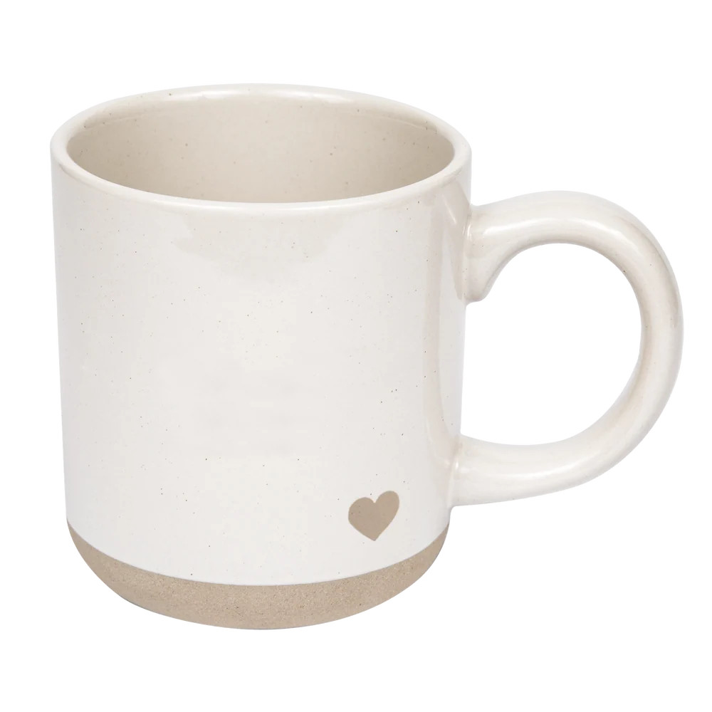 Heart 14oz. Stoneware Coffee Mug | Valentine's Day Mug | Sweet Water Decor, LLC