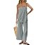 Panadila 2 Piece Linen Set Summer Travel Beach Vacation Outfit Sexy Spaghetti Strap Tank Top and ... | Amazon (US)