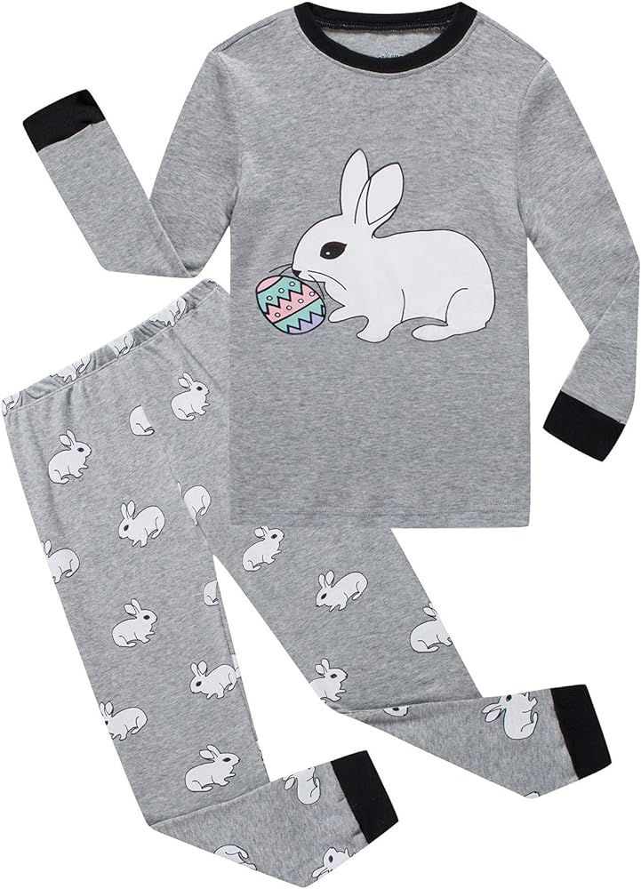 Dolphin&Fish Boy Pajamas Long Sleeve Cotton Kids Clothes Toddler Boys Sleepwear | Amazon (US)
