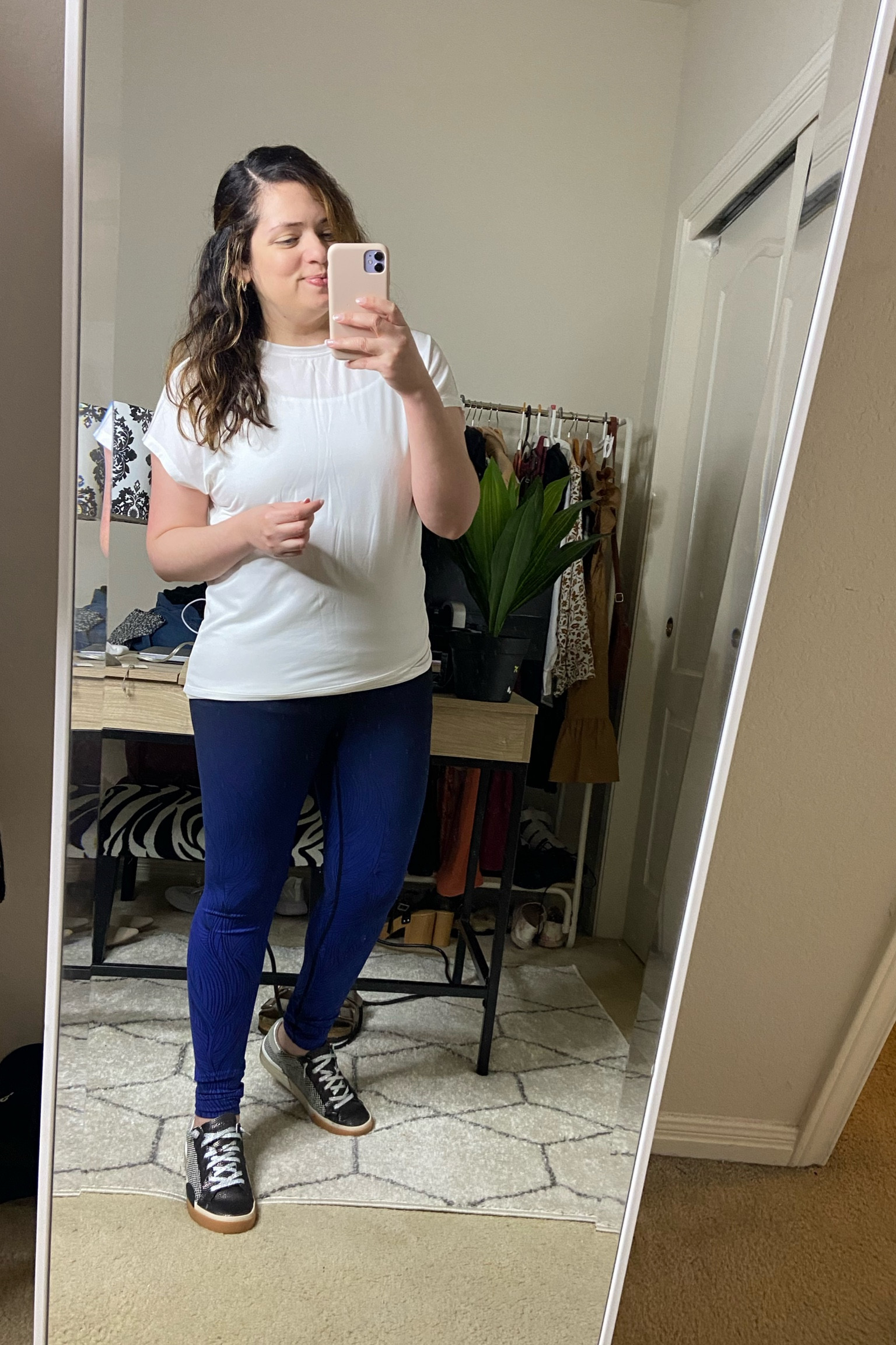 Outfit of the day such a comfy look can style with a cardigan or jean jacket for a Fall look. Small in top and medium in leggings. Top on sale for $27 

Comfy outfit. Leggings. Nordstrom finds. Casual look. Weekend uniform. Wear now wear later 

#LTKstyletip #LTKsalealert #LTKSeasonal