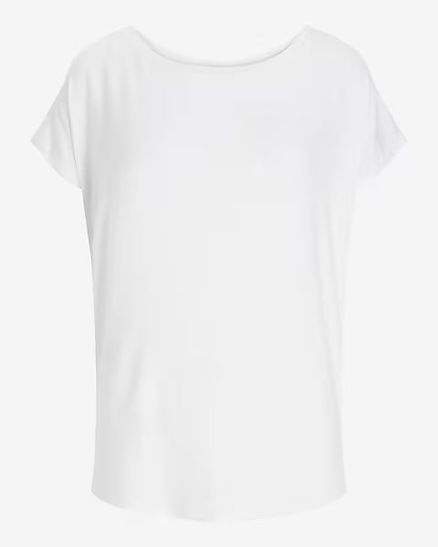 Relaxed Off The Shoulder London Tee | Express