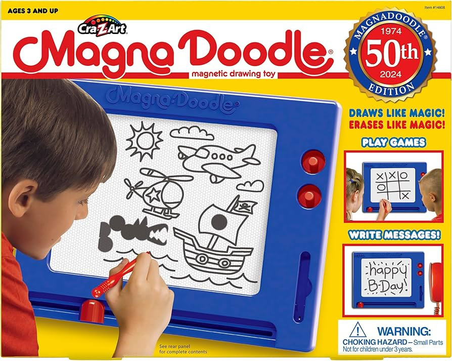 Cra-Z-Art Retro Magna Doodle - 50 Years of Creative Fun – Classic Magnetic Drawing Board Toy, A... | Amazon (US)